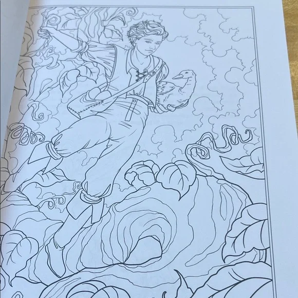 #0932+ Fairy Tales Coloring Book by Selina Fenech - Picture 6 of 16